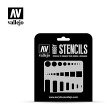 Selection of Vallejo Hobby Stencils - Hobby Sense