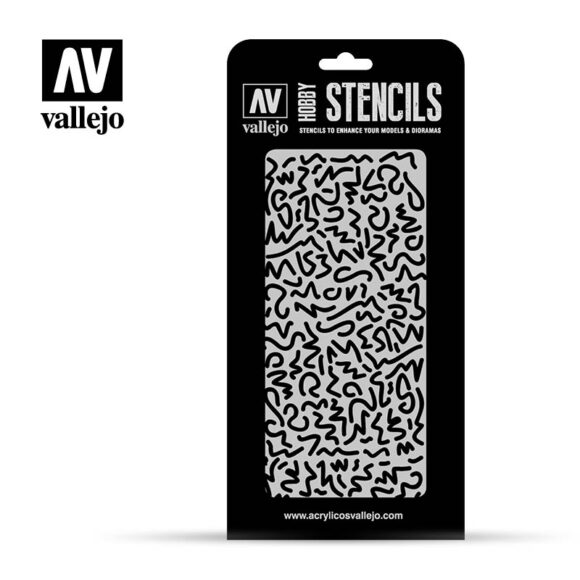 Selection of Vallejo Hobby Stencils - Hobby Sense