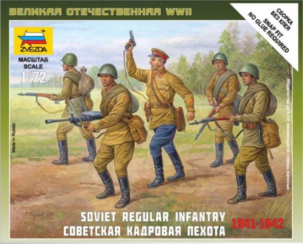 1/72 Soviet Regular Infantry 1941-42 - Hobby Sense