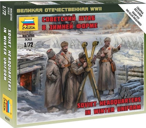 1/72 Soviet Headquarters In Winter Uniform - Hobby Sense
