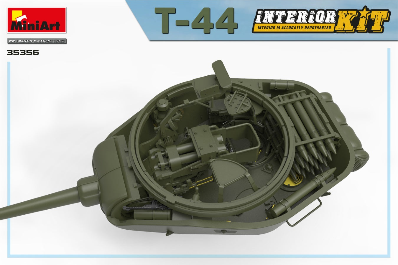 1/35 T44 Interior Kit - Hobby Sense