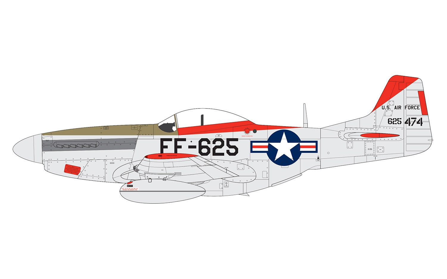 1/48 North American F-51D Mustang - Hobby Sense