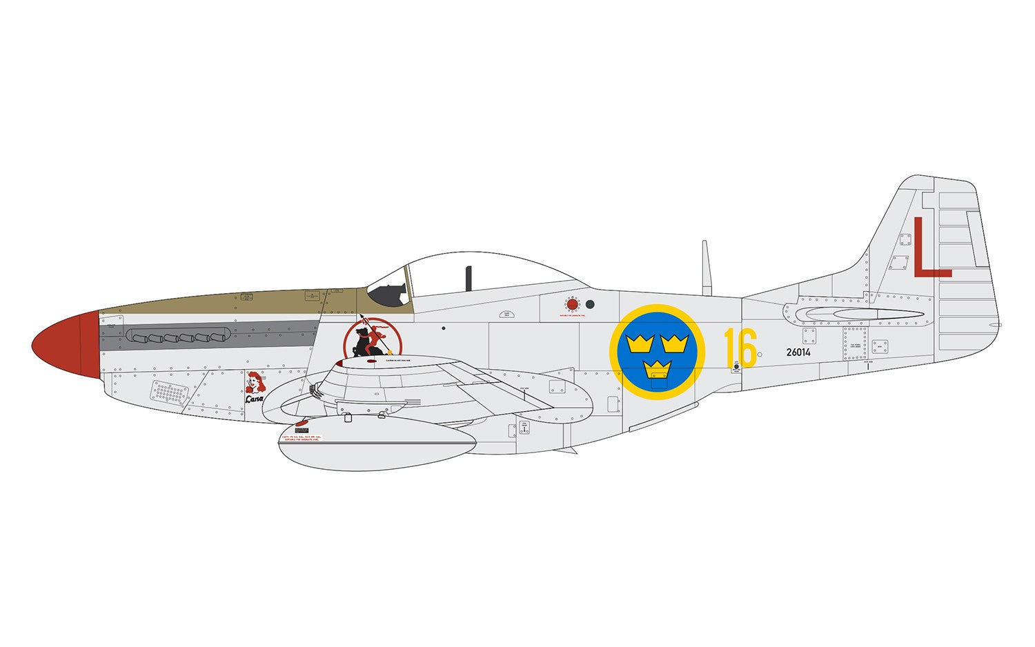 1/48 North American F-51D Mustang - Hobby Sense