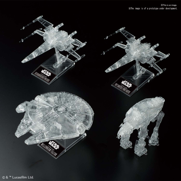 1/144 & 1/350 & 1/540 [Star Wars: The Last Jedi] Clear Set - Hobby Sense
