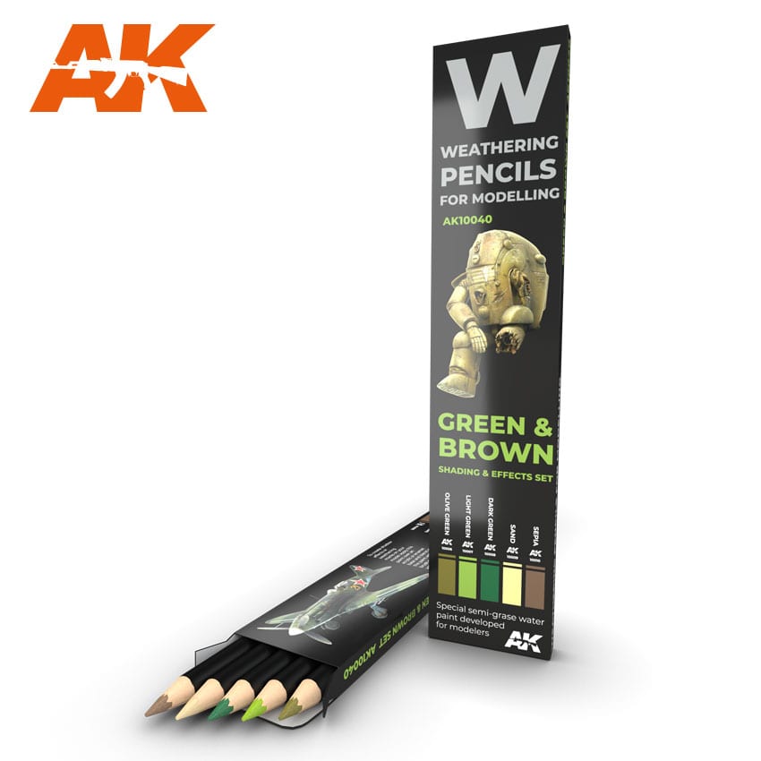 AK Interactive Weathering Pencils SETS - Hobby Sense