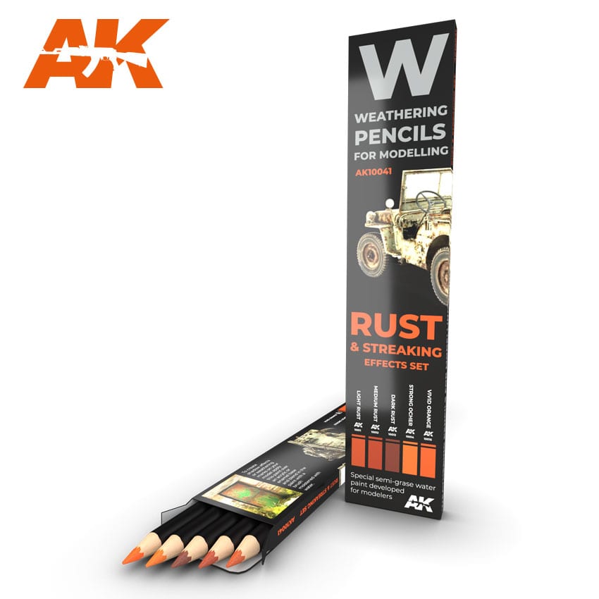 AK Interactive Weathering Pencils SETS - Hobby Sense