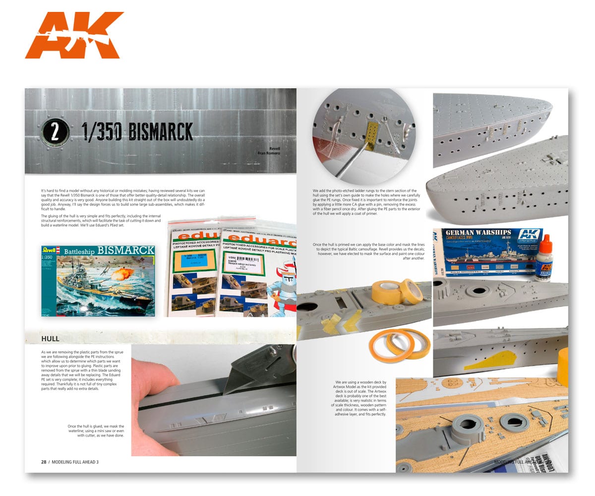 Modelling Full Ahead 3 Bismarck and Tirpitz - Hobby Sense