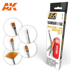 Survival Weathering Brushes Set - Hobby Sense