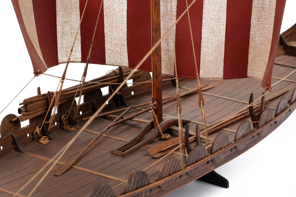 1/50 Oseberg Viking Wooden Ship - Hobby Sense