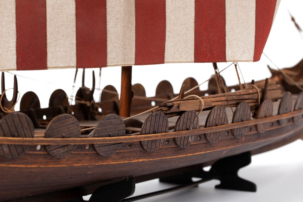 1/50 Oseberg Viking Wooden Ship - Hobby Sense