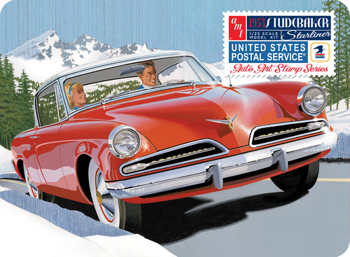 1/25 1953 Studebaker Starliner USPS with Collectible Tin - Hobby Sense