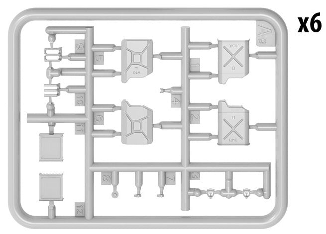 1/35 Allies Jerry Cans Set WWII - Hobby Sense