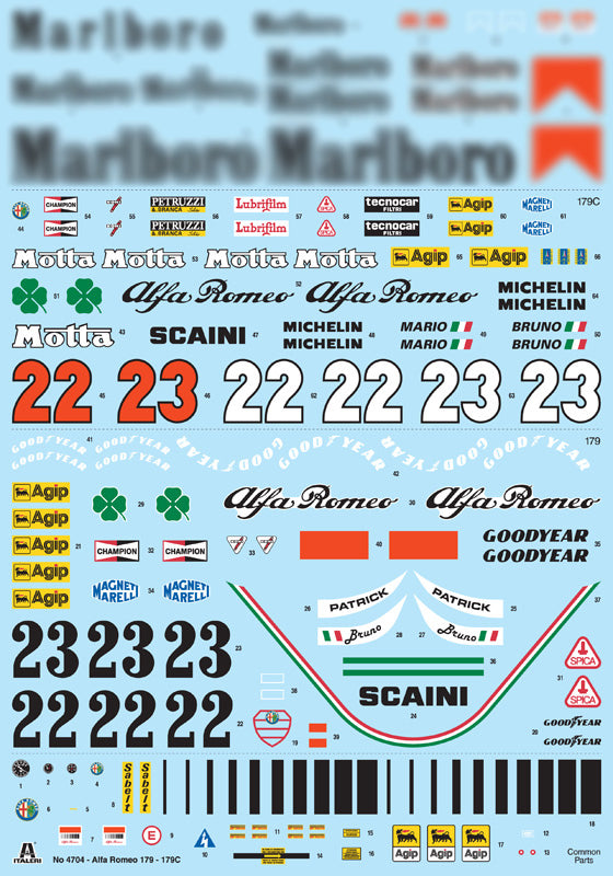 1/12 Alfa Romeo 179/179c - Hobby Sense