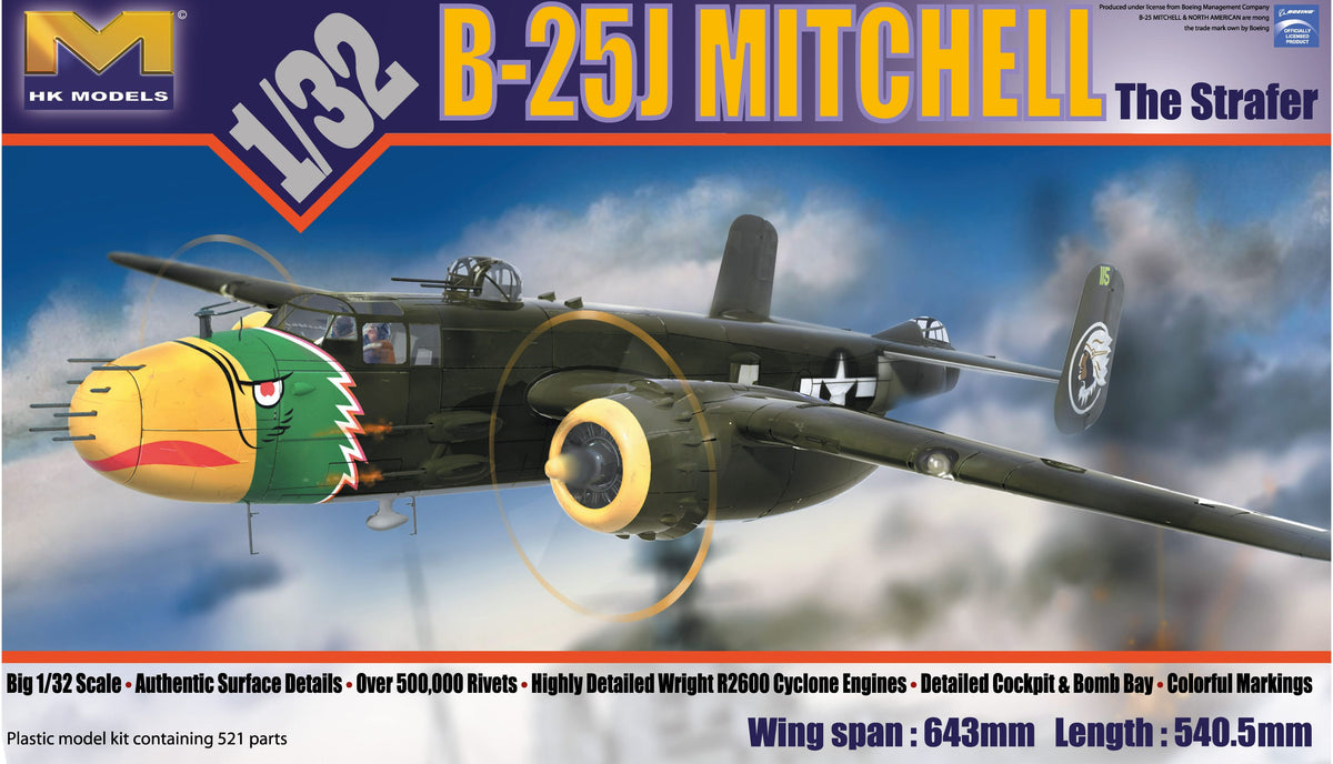 1/32 B25J Mitchell The Strafer - Hobby Sense