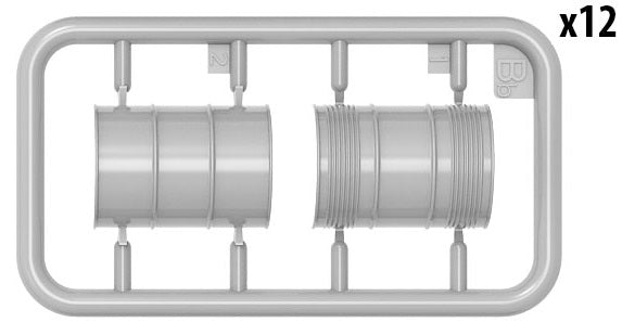 1/35 U.S. Fuel Drums 55 gals. - Hobby Sense