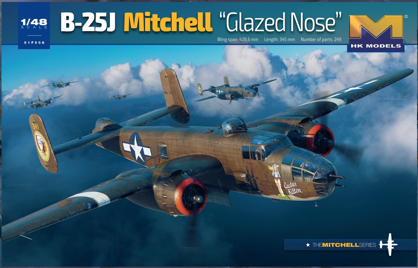 1/48 B25J Mitchell Glazed Nose - Hobby Sense