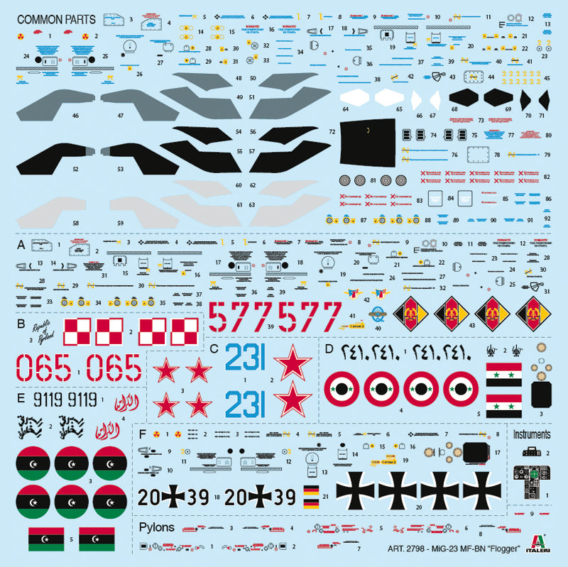 1/48 Mig 23 MF/BN Flogger - Hobby Sense