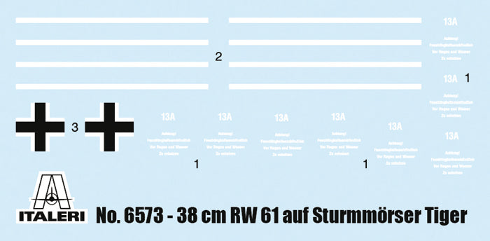 1/35 38cm RW 61 auf Sturmmorser Tiger - Hobby Sense