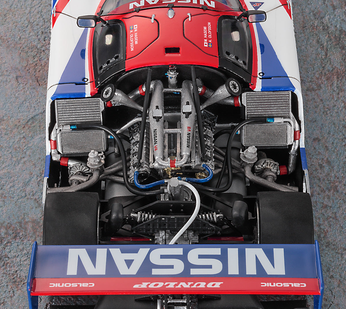 1/24 Yhp Nissan R89C Super Detail Kit w/metal parts, Collectors Hi-Grade Series - Hobby Sense