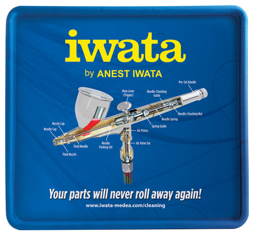 Iwata Raised Ridge Airbrush Cleaning Mat - Hobby Sense