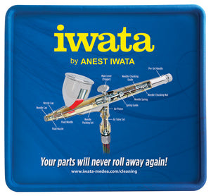 Iwata Raised Ridge Airbrush Cleaning Mat - Hobby Sense