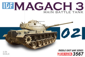 Magach 3 IDF Main Battle Tank 50th Anniversary Six-Day War - Hobby Sense