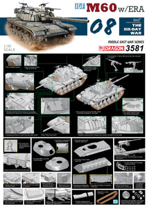 IDF M60 Tank w/ERA 50th Anniversary Six- Day War - Hobby Sense