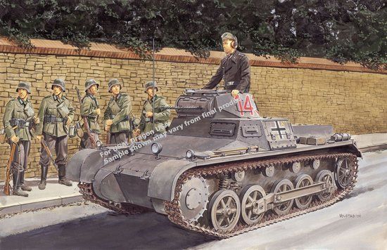 PzKpfw I Ausf B Tank - Hobby Sense
