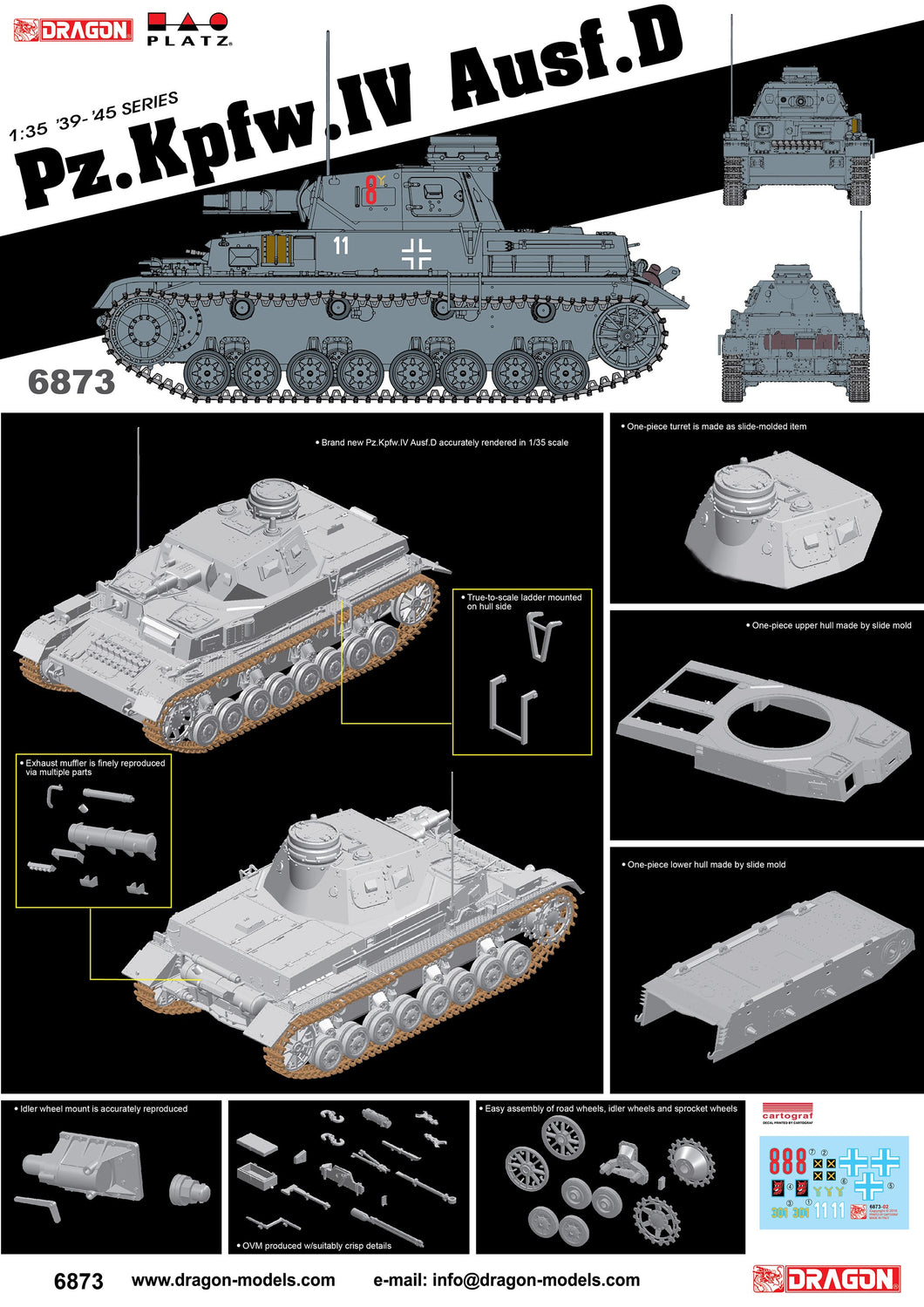 PzKpfw IV Ausf D Tank - Hobby Sense