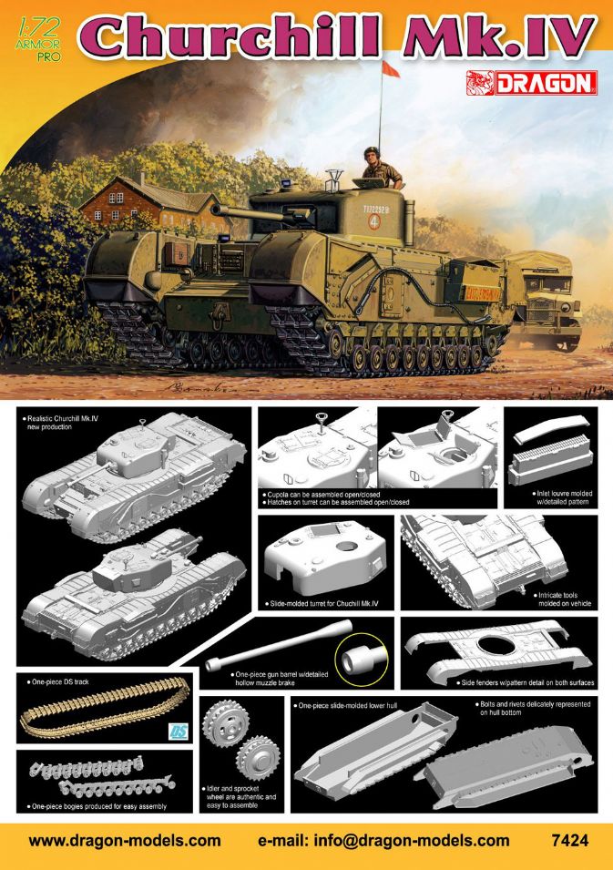 British Churchill Mk IV Tank - Hobby Sense