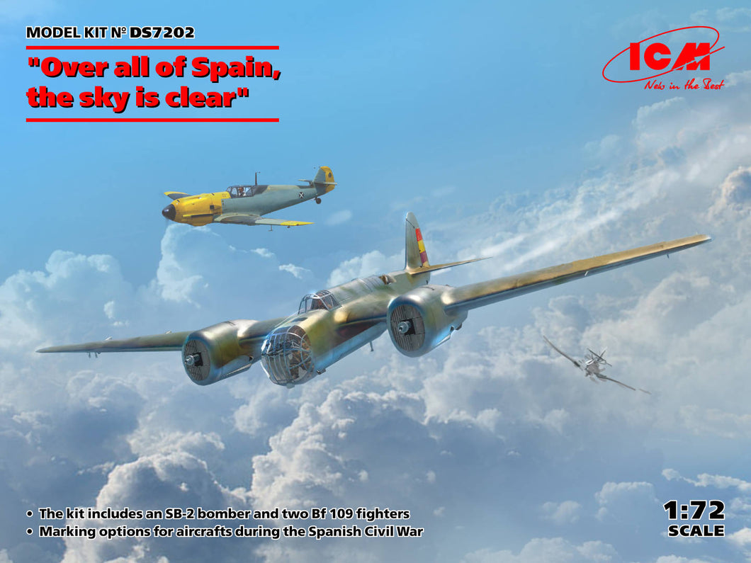 1/72 Over all of Spain, the sky is clear SB 2M100 