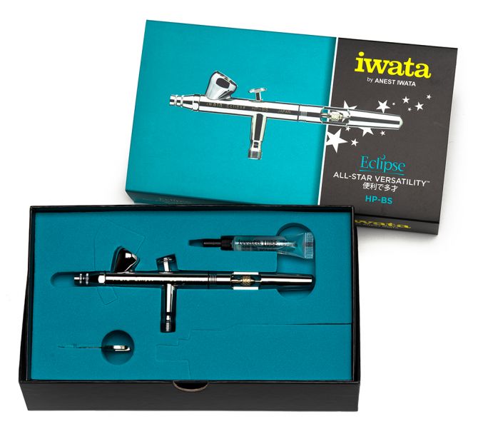 Iwata Eclipse HP-BS Gravity Feed Dual Action Airbrush - Hobby Sense