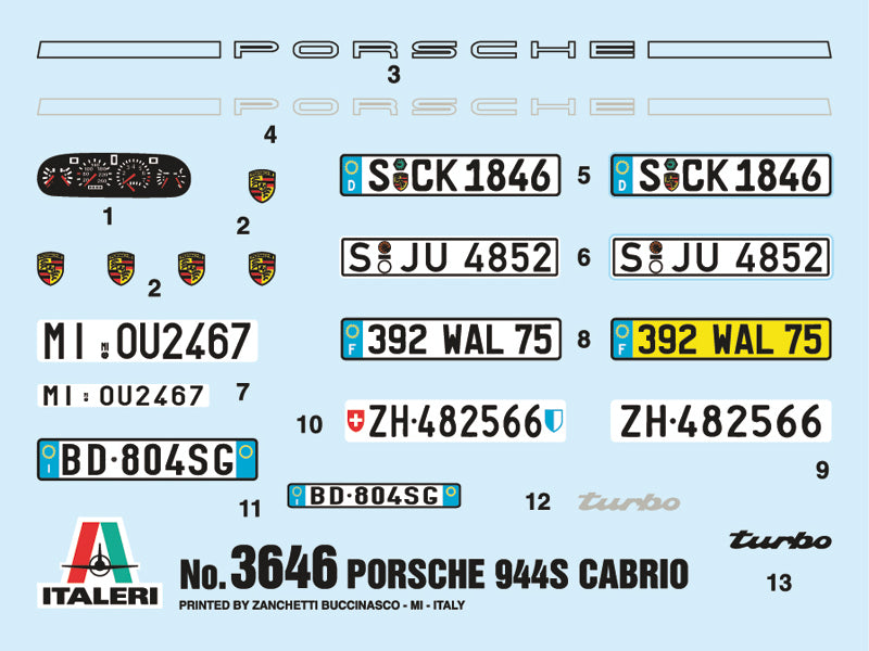 1/24 Porsche 944S Cabrio - Hobby Sense