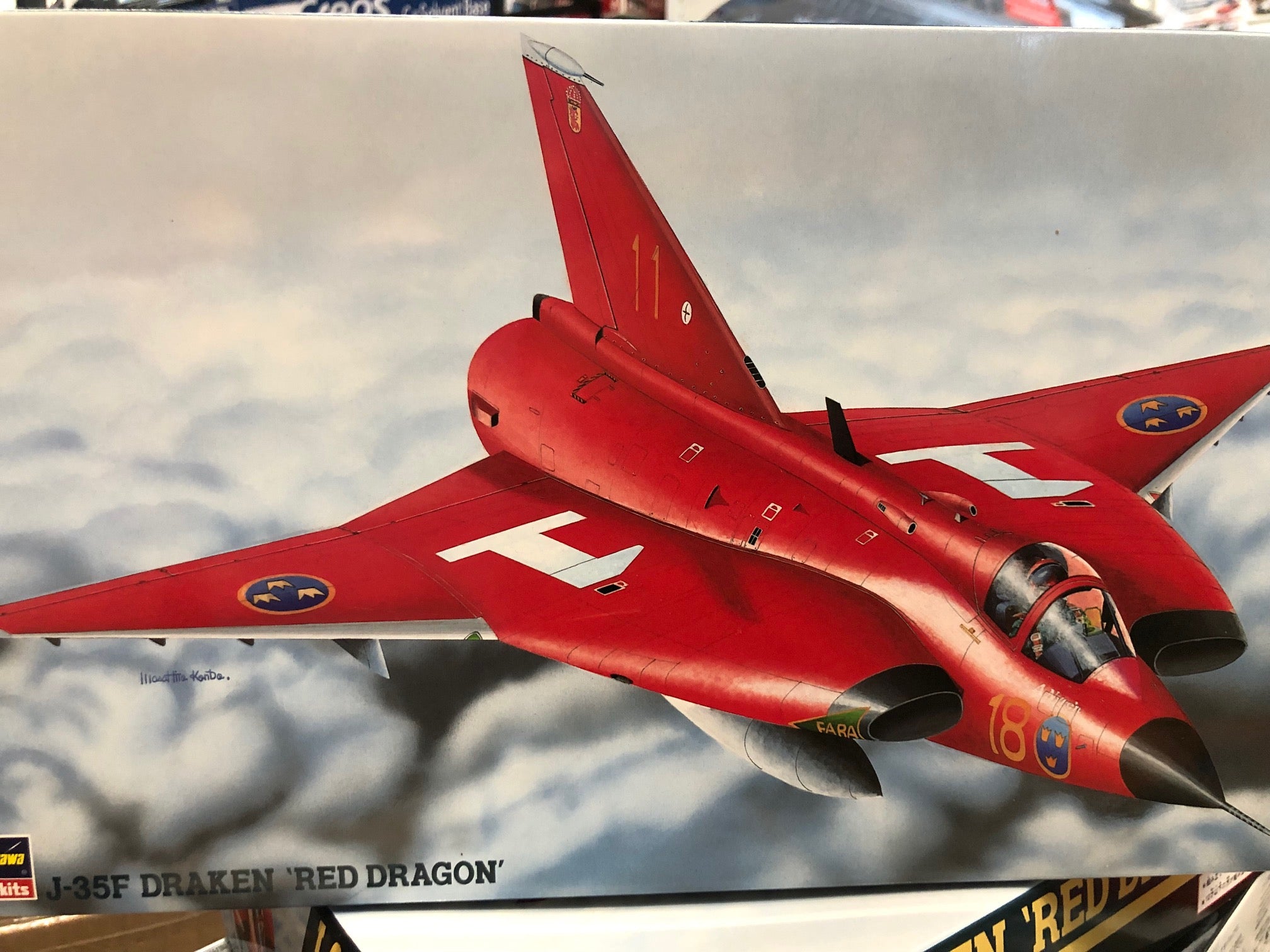 1/72 J35F Draken Red Dragon - Hobby Sense