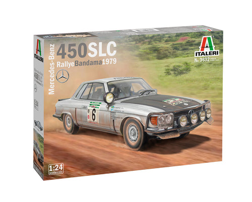 1/24 Mercedes Benz 450SLC Rallye Bandama 1979 - Hobby Sense