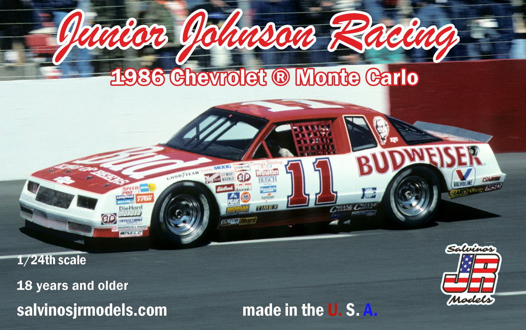 1/24 Junior Johnson Racing 1986 Chevrolet Monte Carlo - Hobby Sense