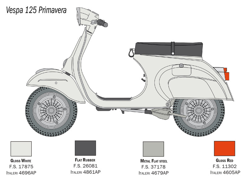 1/9 Vespa 125 Primavera - Hobby Sense