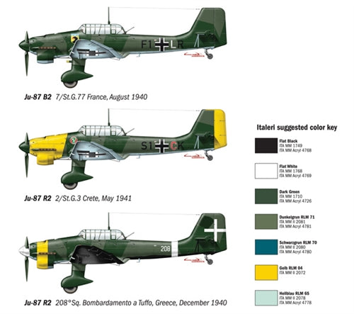 1/72 JU87 B2 Stuka - Hobby Sense