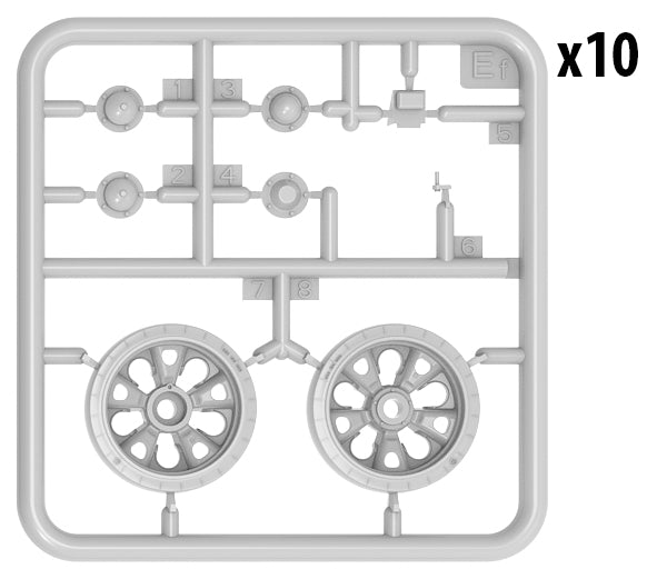 1/35 T34/85 Sea Star Wheels Set - Hobby Sense