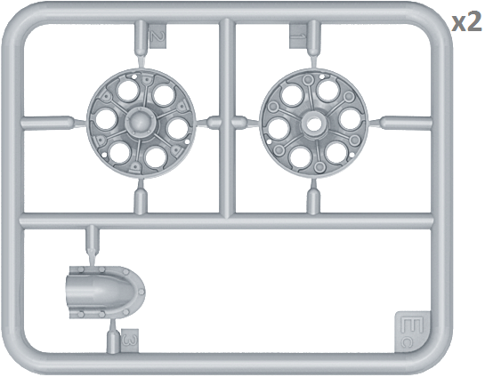 1/35 T34/85 Sea Star Wheels Set - Hobby Sense