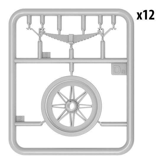 1/35 Railroad Wheels - Hobby Sense