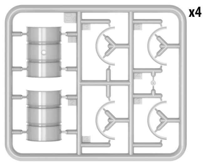 1/35 Fuel and Oil Drums 1930-50s - Hobby Sense