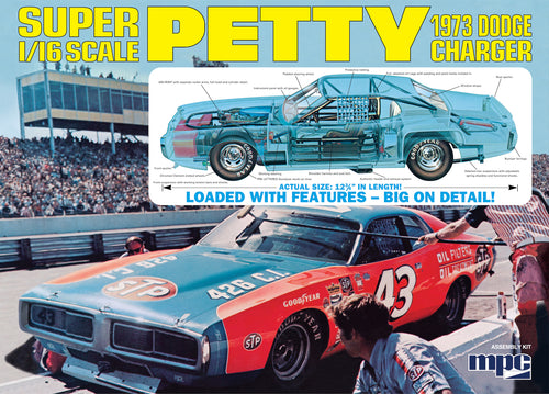 1/16 Richard Petty 1973 Dodge Charger - Hobby Sense
