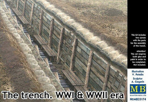 1/35 The Trench. WWI & WWII Era - Hobby Sense