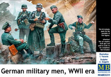 1/35 German Military Men, WWII Era - Hobby Sense