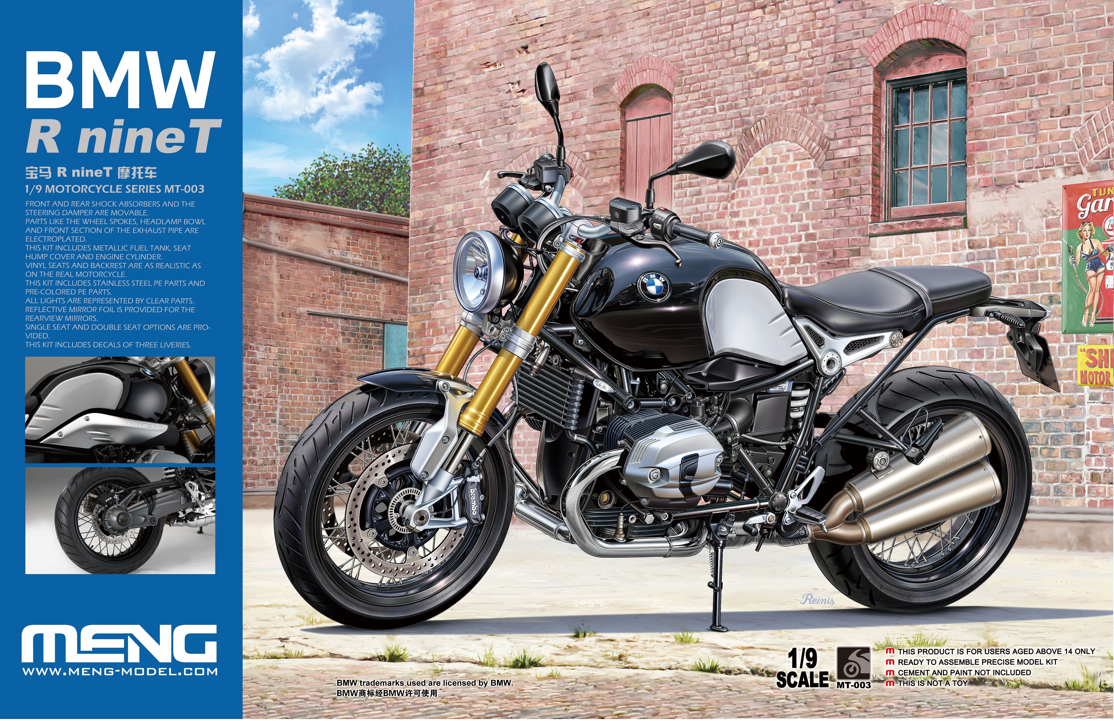 1/9 BMW R nineT - Hobby Sense