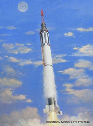 1/72 Mercury Spacecraft w/Redstone Booster - Hobby Sense