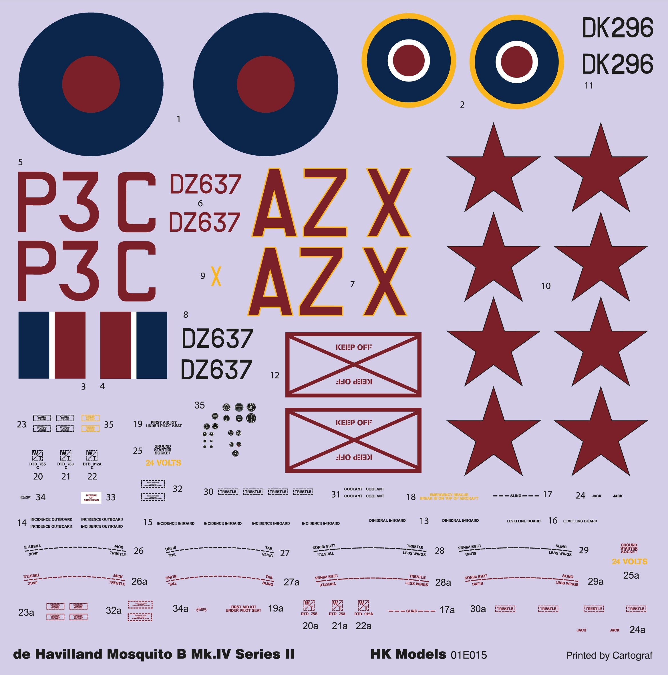1/32 de Havilland Mosquito B Mk IV Series II - Hobby Sense