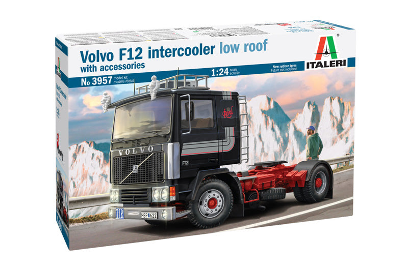 1/24 Volvo F12 Intercooler Low Roof with Accessories - Hobby Sense