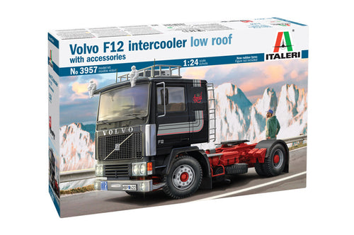 1/24 Volvo F12 Intercooler Low Roof with Accessories - Hobby Sense